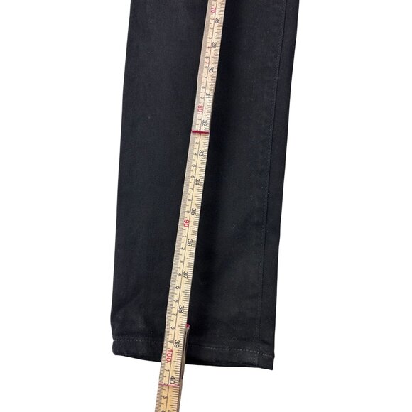 Madewell Curvy High-Rise Skinny Jeans Black Denim Size 29T - Picture 4 of 15